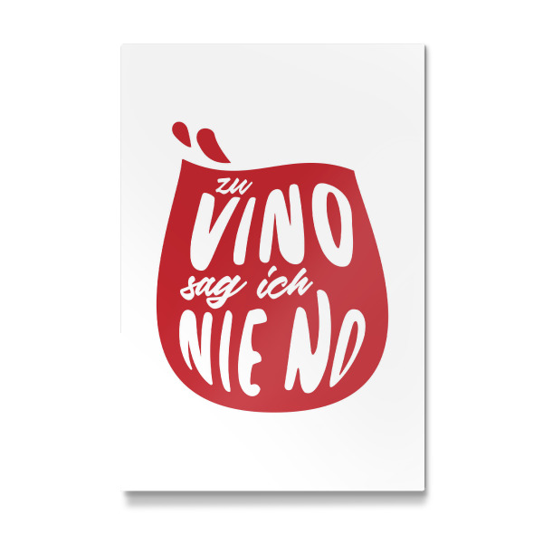 Galerie-Print "Zu vino sag ich ni no" 30x20 cm artboxONE