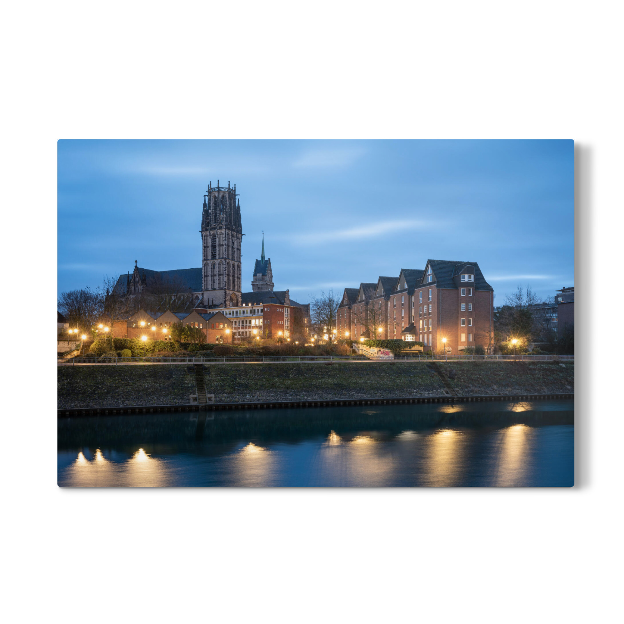 Galerie-Print "Duisburg at Night" 75x50 cm artboxONE
