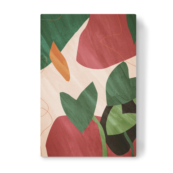 Leinwandbild "Abstrakte bunte Pflanzen" artboxONE - Natur,Floral,Abstrakt