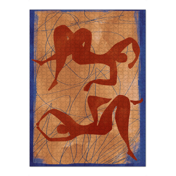 Puzzle Ravensburger "Abstrakte Figuren" artboxONE - Abstrakt,Menschen,Geometrie