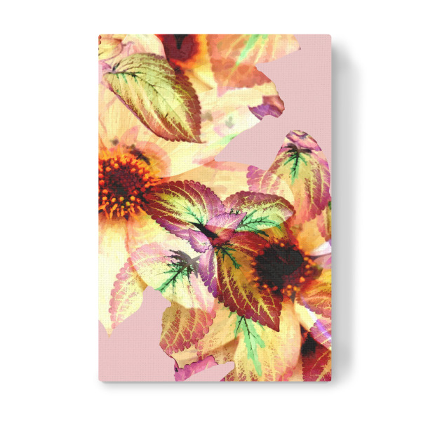 Leinwandbild "Flower-Power-Kunst" artboxONE - Floral