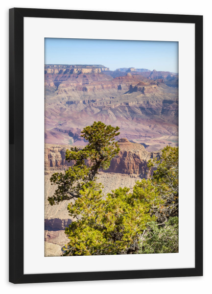 Poster mit Rahmen schwarz "Reizvolle Navajo Point Aussicht" artboxONE - Natur,Reise,Reise / Länder