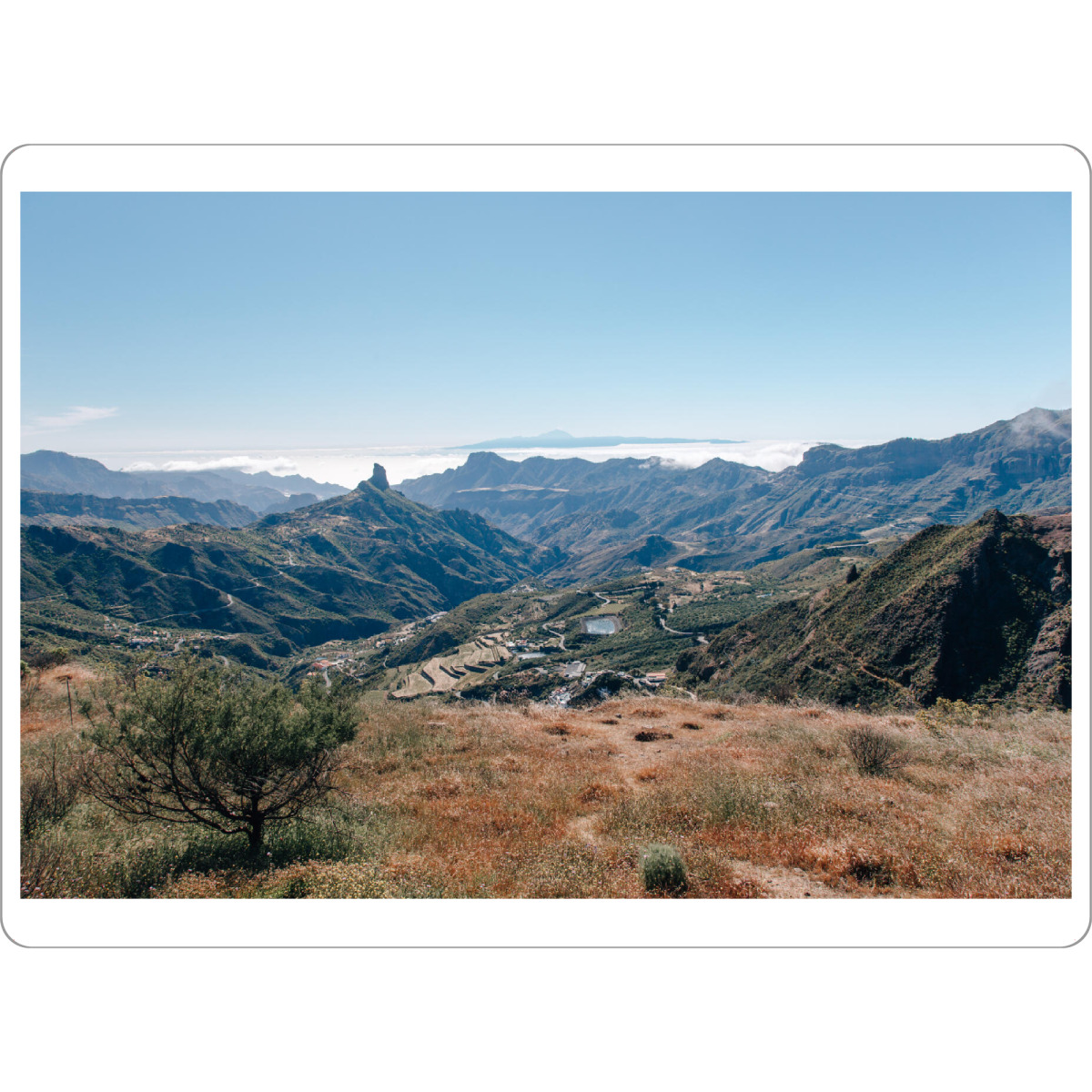 Tischset "Kanaren-Weitblick" artboxONE - Natur,Reise / Strand und Meer