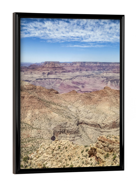 Poster mit schwarzem Rahmen "GRAND CANYON Desert View" artboxONE - Natur,Reise,Reise / Länder