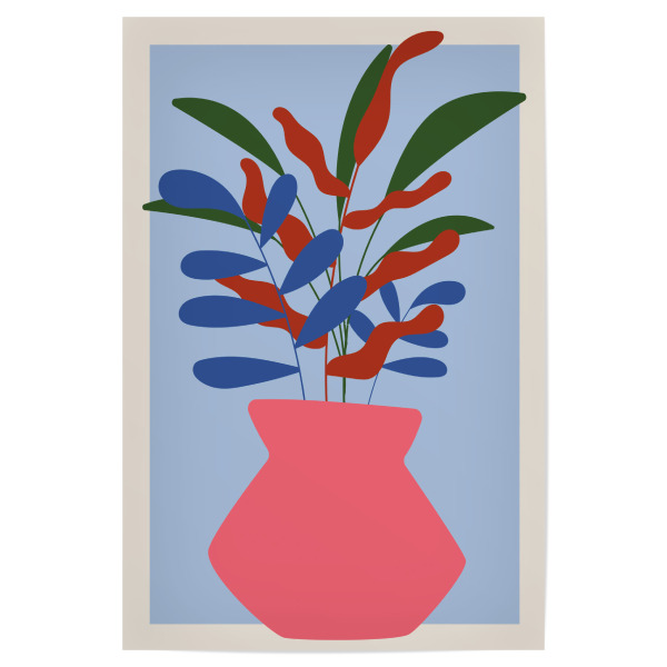 Poster "MILANO '23 - COLOR HOUSE FOURTH" artboxONE - Floral,Abstrakt - Japandi,Art,Ibiza,Kunstdruck,Geschenk,Einrichtung,Abstrakt,Kunst,Colorhouse