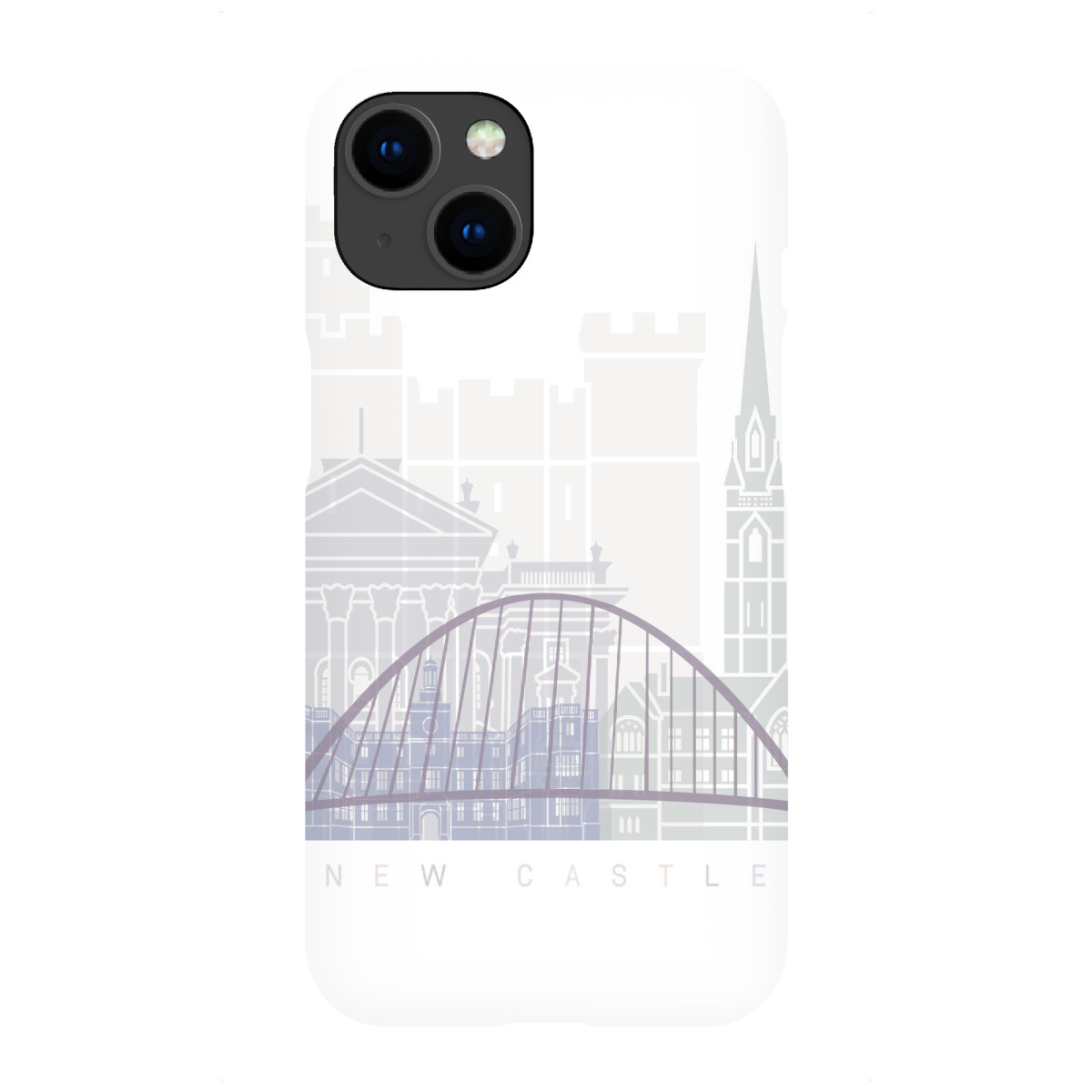 "NEUES SCHLOSS-SKYLINE-PASTELL"für iPhone - Premium-Case Handyhülle artboxONE