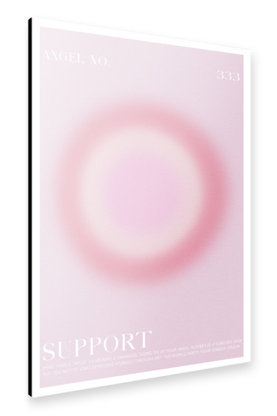 Alu-Dibond "Malou Studio-Engelsnummer Support" 30x20 cm artboxONE