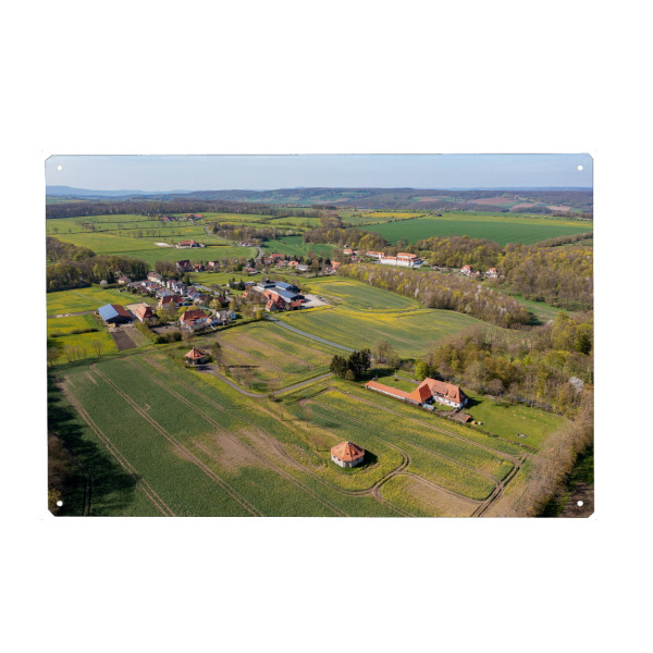 Metall Poster "Altefeld in Nordhessen" artboxONE - Natur,Architektur