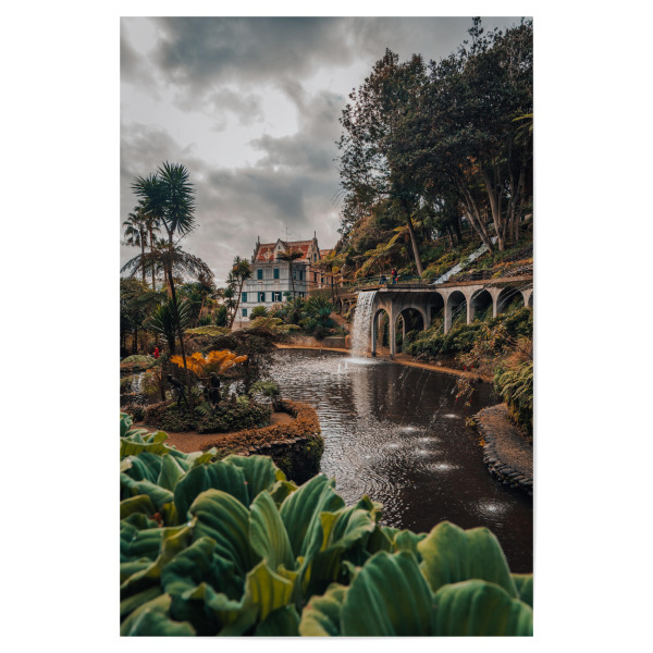 Poster "Monte Palace - Madeira" artboxONE - Reise,Architektur,Reise / Länder - Architektur,Reise,Madeira,Portugal,Garten,Botanisch,Natur,Stadt