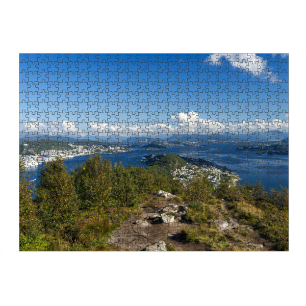 artboxONE Puzzle "Fjordblick am Sukkertoppen" artboxONE - Natur,Reise,Reise / Strand und Meer,Reise / Länder