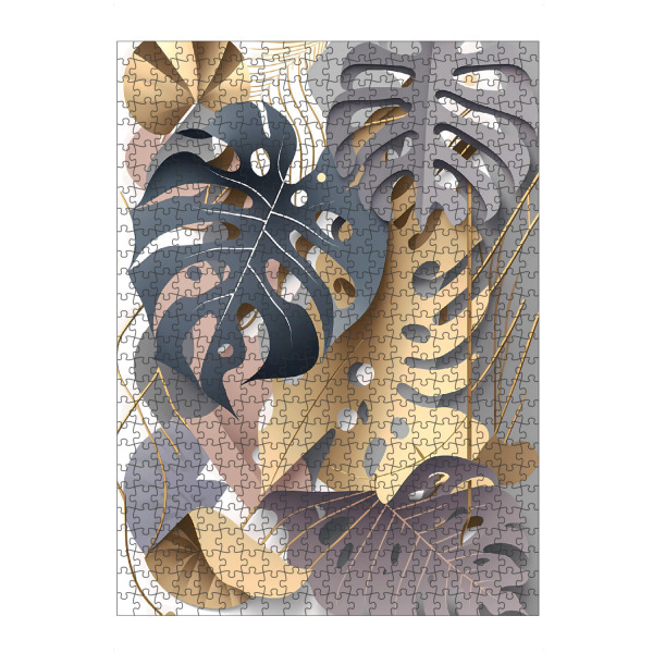 Puzzle Ravensburger "Schwebende Blätter" artboxONE - Natur,Floral,Abstrakt