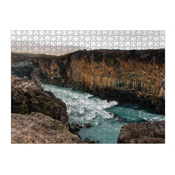 Puzzle Ravensburger "Landschaft beim Aldeyjarfoss" artboxONE - Natur,Reise,Reise / Länder