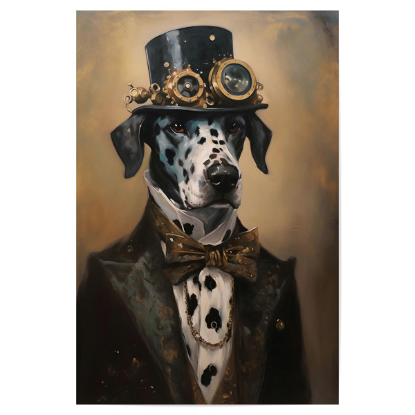 Poster 30x20 cm "Steampunk Dalmatiner" artboxONE - Tiere