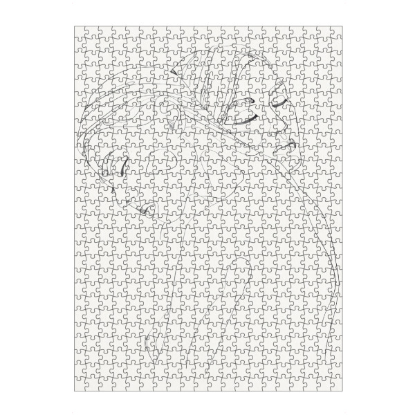 artboxONE Puzzle "Security I" artboxONE - Menschen,Liebe - Lineart,Line-art,Linienzeichnung,Linien,Minimalistisch,Feminismus,Frauen