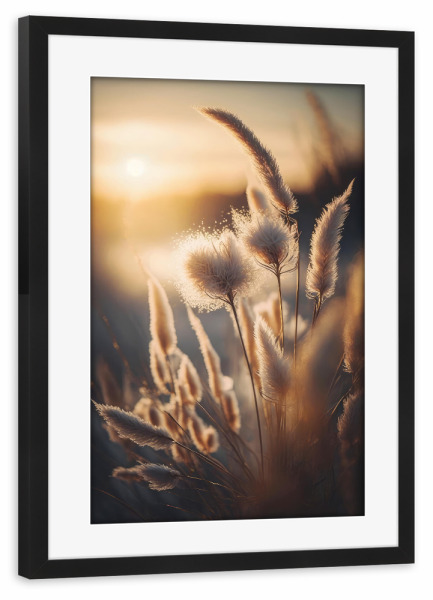 Poster mit Rahmen schwarz "Beautiful Backlight" artboxONE - Natur,Floral,Für Mama