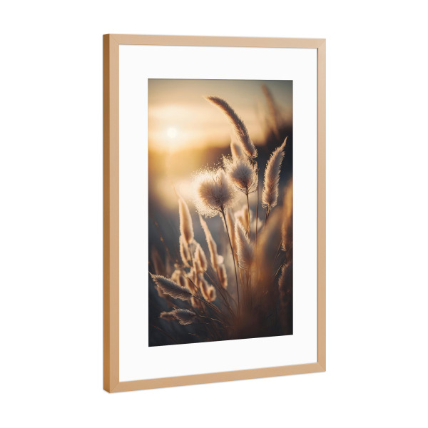 Poster mit Rahmen Kupfer "Beautiful Backlight" artboxONE - Natur,Floral,Für Mama