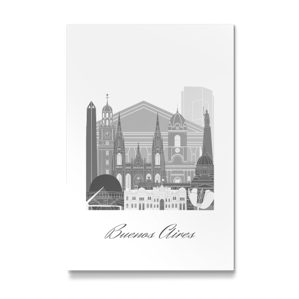 Galerie-Print "Die sw Skyline von Buenos Aires" 30x20 cm artboxONE