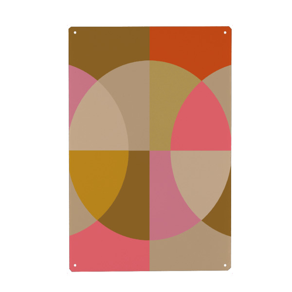 Holzbild "MILANO '23 edition - second" artboxONE - Abstrakt,Geometrie - Modern,Art,Ibiza,Kunstdruck,Geschenk,Einrichtung,Abstrakt,Kunst,Milano