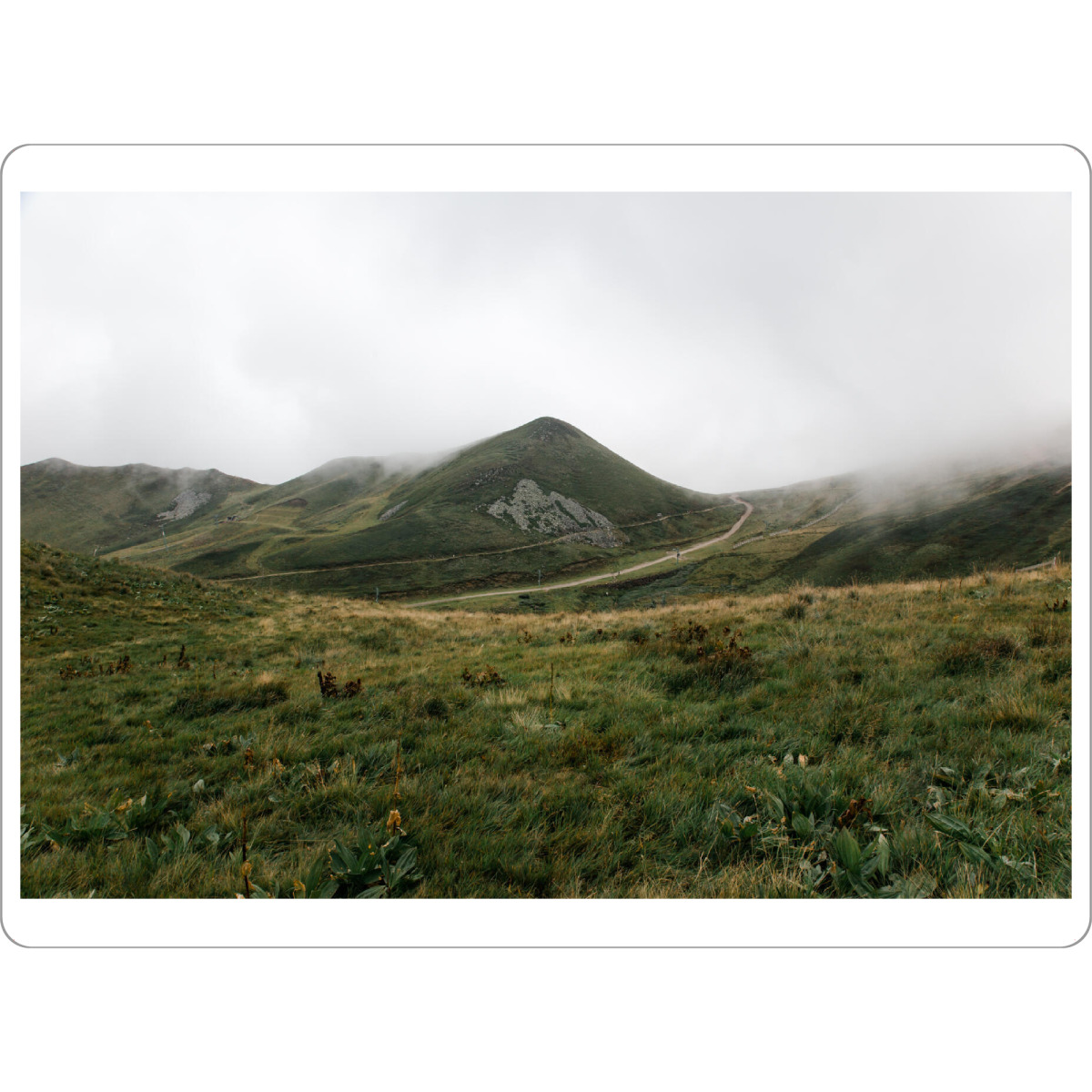 Tischset "Panorama Auvergne" artboxONE - Natur,Reise,Reise / Länder - Auvergne,Frankreich,Reise,Natur,Landschaft,Berg,Berge,Vulkan,Weitblick