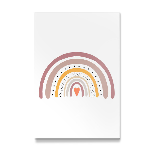 Galerie-Print "Regenbogen in Pastellrot" 30x20 cm artboxONE