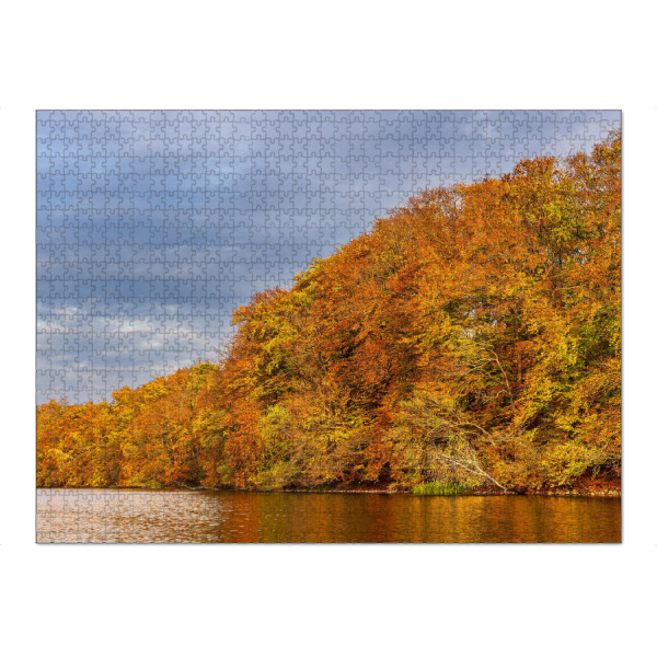 Puzzle Ravensburger "Herbstfarben am See" artboxONE - Natur,Reise