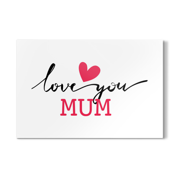 Galerie-Print "Love you mom Typo" 30x20 cm artboxONE