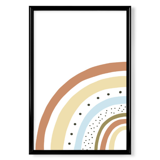 Bunter Regenbogen in Pastell