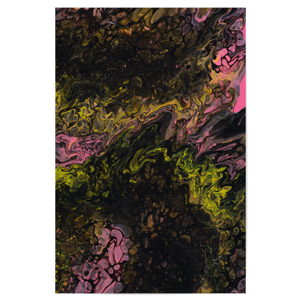 Poster "DuUndIch - Broken" artboxONE - Abstrakt,Marmor,Festivals - Abstrakt,Modern,Bunt,Pinsel,Leinwand,Farbe,Farbig,Kontrast