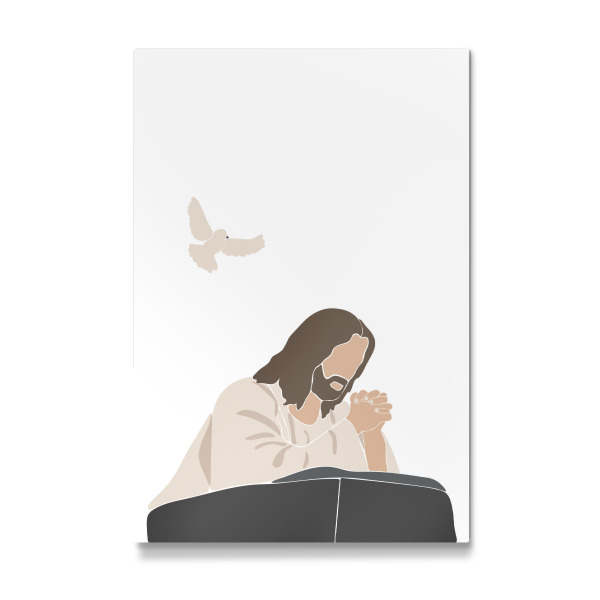Galerie-Print "Jesus betet Kunst" 30x20 cm artboxONE