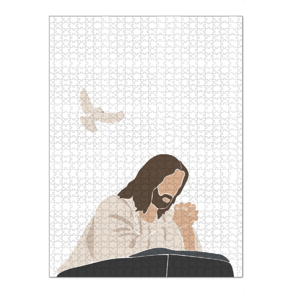 Puzzle Ravensburger "Jesus betet Kunst" artboxONE - Menschen