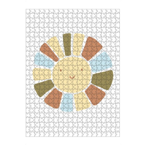 Puzzle Ravensburger "Boho Kindersonne" artboxONE - Natur,Für Kinder,Geometrie