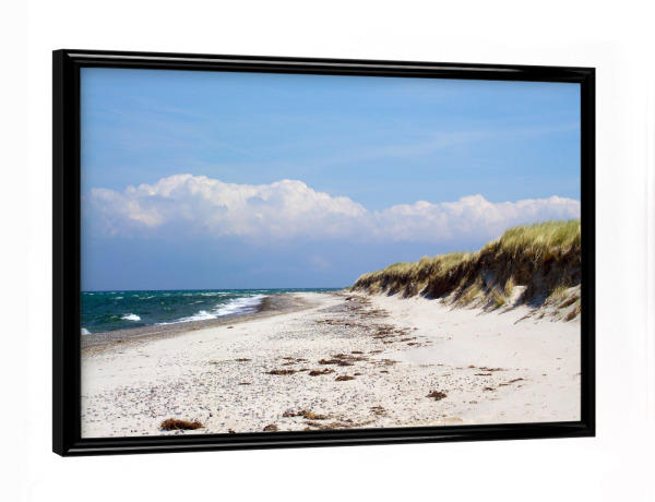 Poster mit schwarzem Rahmen "Ein wilder Ostseestrand" artboxONE - Natur,Reise,Reise / Strand und Meer,Reise / Länder