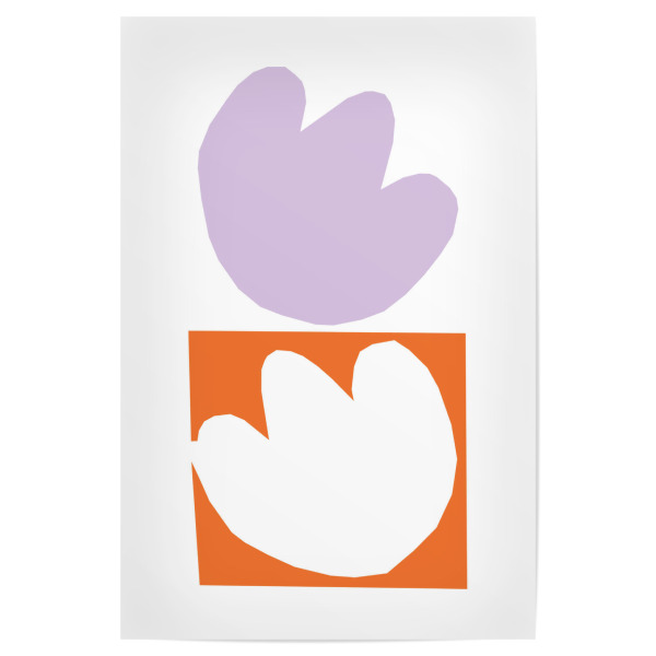 Poster "Collage No.THREE" artboxONE - Abstrakt - Abstract,Playful,Collage,Cutout,Shapes,Colorful