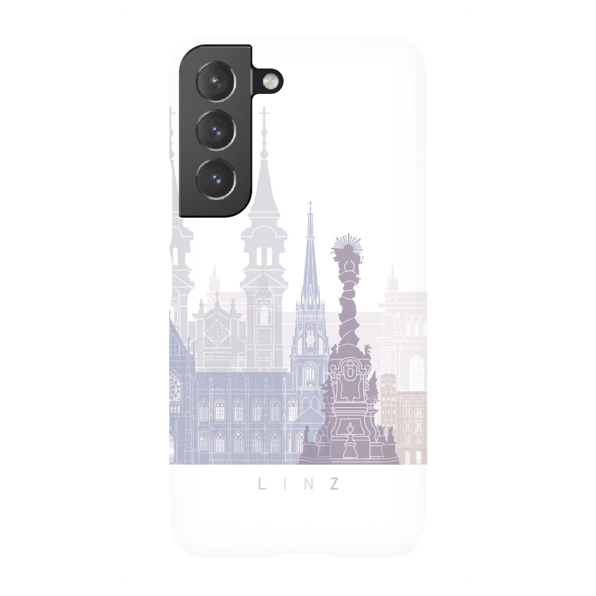 Samsung Galaxy "LINZ SKYLINE PASTELL" Premium-Case Handyhülle artboxONE