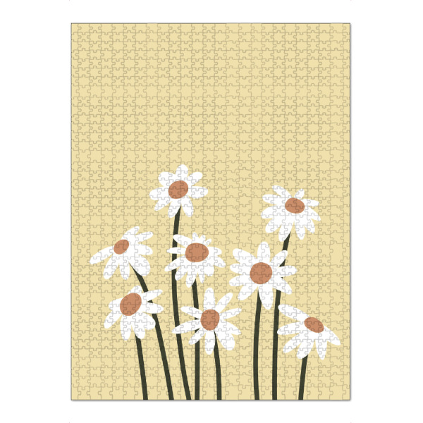 Puzzle Ravensburger "Gänseblümchen - Gelb" artboxONE - Natur,Floral,Abstrakt