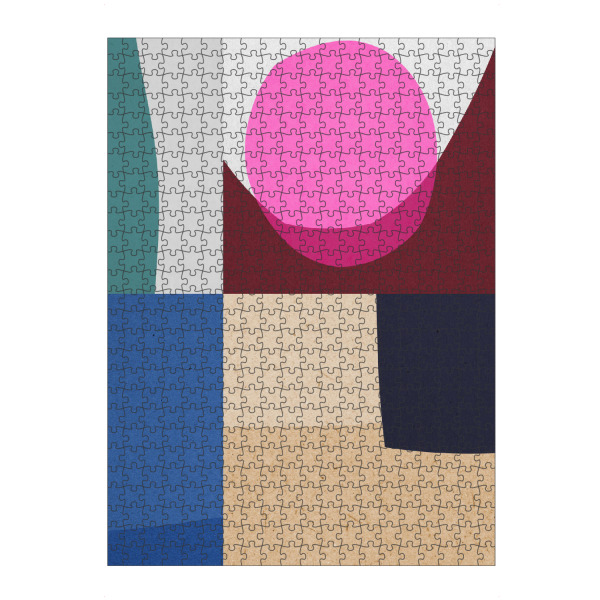 Puzzle Ravensburger "Abstract collage D" artboxONE - Abstrakt,Geometrie - Abstrakt,Geometrie,Formen,Bunt - Bild abstrakt