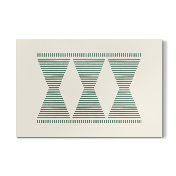 Galerie-Print "Südwestliches Boho-Aztekengrün" 30x20 cm artboxONE