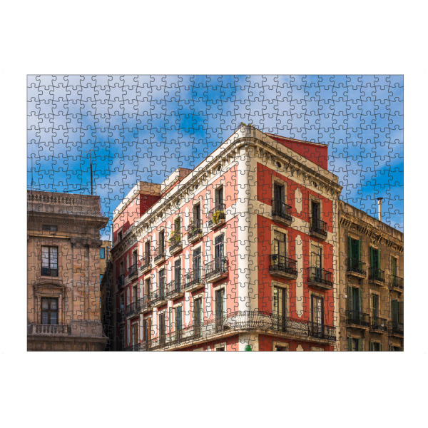 artboxONE Puzzle "Gebäude, Fassade, Fenster" artboxONE - Reise,Architektur,Reise / Länder,Städte / Barcelona