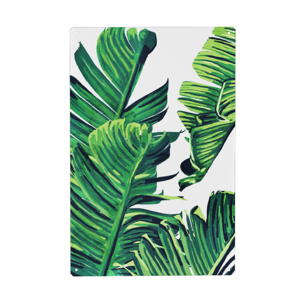 Holzbild "Bananenbaumblätter" artboxONE - Natur,Floral