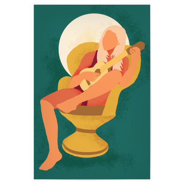 Poster 30x20 cm "Frieden in der Musik" artboxONE - Menschen,Musik