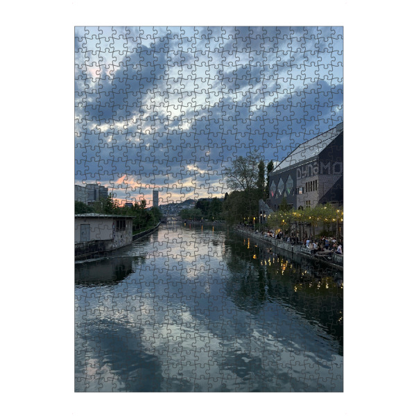 Puzzle Ravensburger "Zürcher Sommer" artboxONE - Reise,Essen & Trinken,Architektur,Streetart,Städte / Zürich