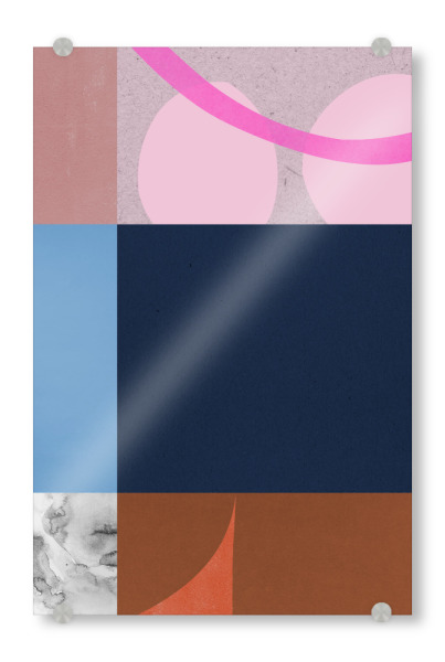 Acrylglasbild "Abstract collage C" artboxONE - Abstrakt - Abstract,Harmony,Painting,Abstrakt,Collage,Harmonie,Malerei