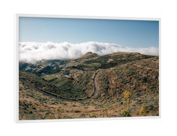 Poster mit weißem Rahmen "Talpanorama Gran Canaria" artboxONE - Natur,Reise / Strand und Meer