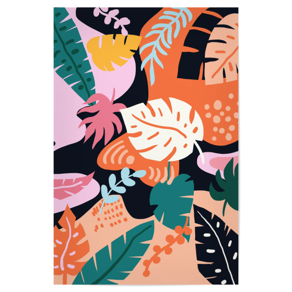 Poster "Monstera-Garten" artboxONE - Floral,Abstrakt