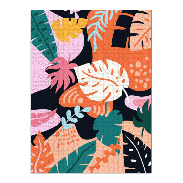Puzzle Ravensburger "Monstera-Garten" artboxONE - Floral,Abstrakt