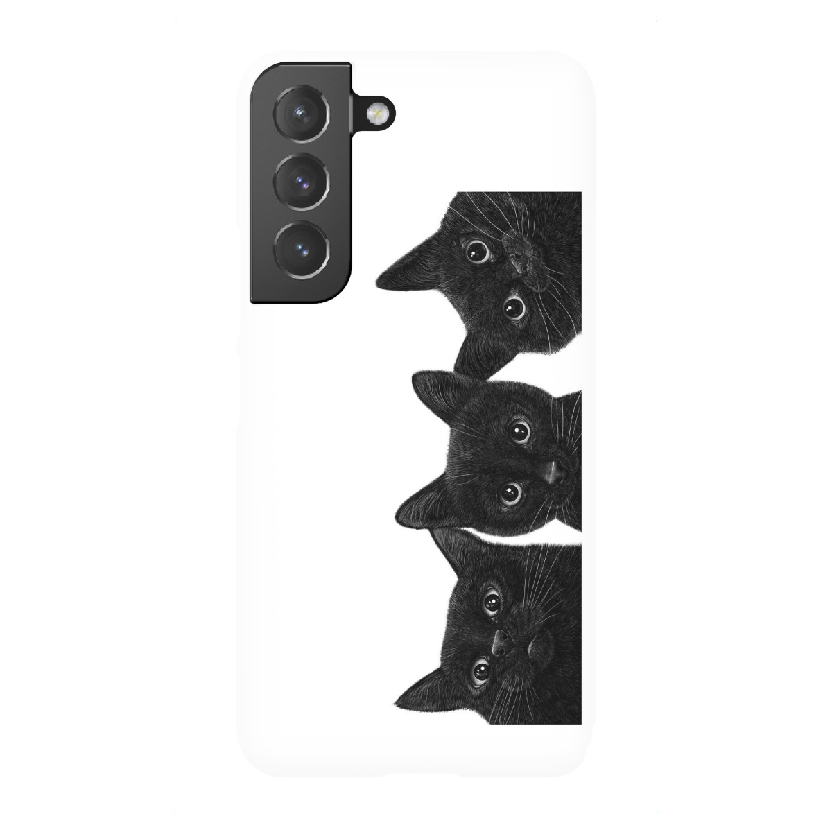 "Drei schwarze Katzen"für Samsung Galaxy - Premium-Case Handyhülle artboxONE
