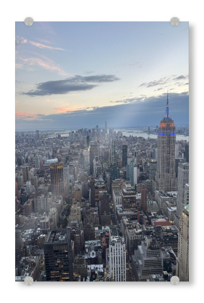 Acrylglasbild "Manhattan-Ansichten" artboxONE - Städte / New York,Reise,Film,Architektur,Streetart