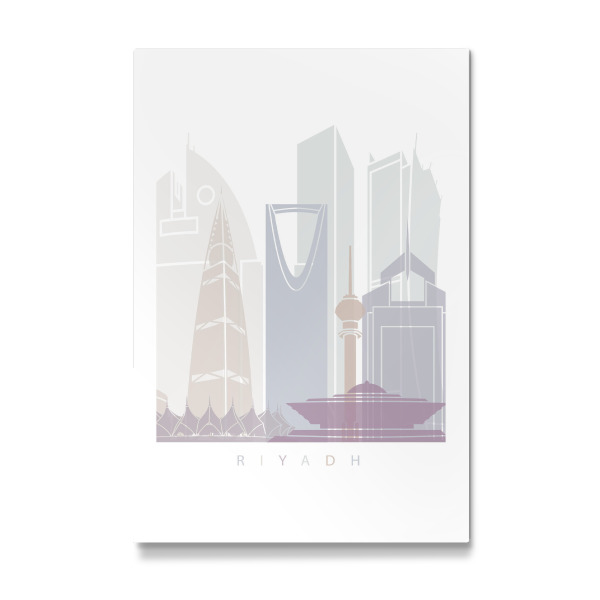 Galerie-Print "RIYADH SKYLINE PASTEL-p" 30x20 cm artboxONE