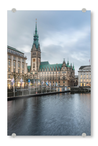 Acrylglasbild "Hamburg Rathaus" artboxONE - Städte,Städte / Hamburg