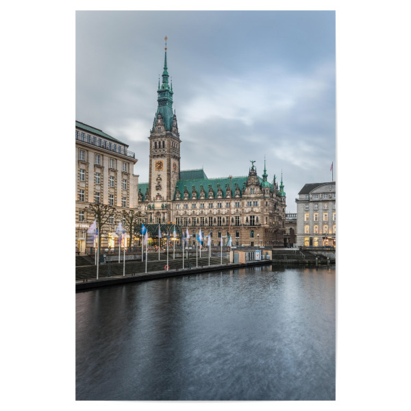 Poster "Hamburg Rathaus" artboxONE - Städte,Städte / Hamburg